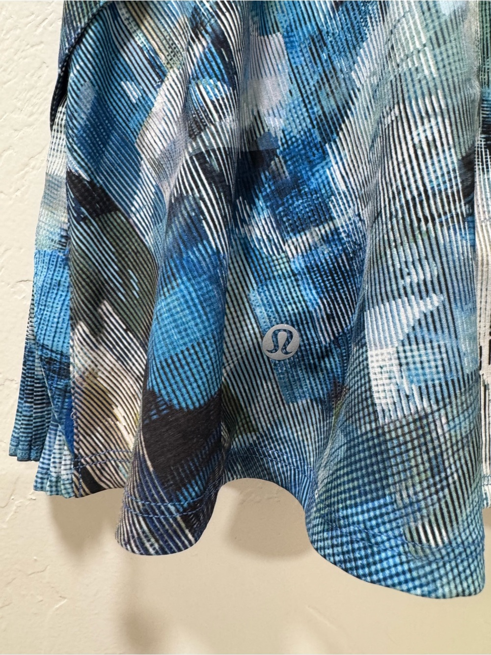 EUC Lululemon Pace Rival Skirt (Regular) *No Panels Sun Dazed Multi Blue 6 - Picture 9 of 16